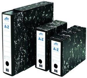 CAJA para ARCHIVADOR OLEF  4º NATURAL 82mm JASPEADO