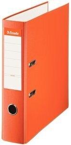 ARCHIVADOR palanca ESSELTE PLASTICO FORRADO con RADO A4 75mm NARANJA