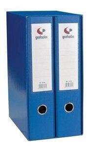 MODULO ARCHIVADORES palanca GRAFCOLOR 2 uds.Fº 75mm AZUL
