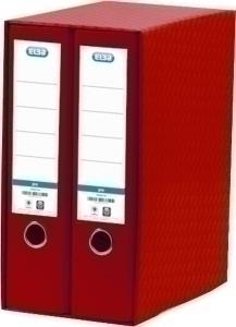 MODULO ARCHIVADORES ELBA RADO TOP PP 2 UDS. A4 80MM ROJO /100580052