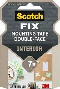 CINTA ADHESIVA DOBLE CARA SCOTCH SOPORTE rollo 1,5x19