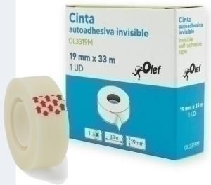 CINTA ADHESIVA OLEF INVISIBLE 33X19 /OL3319M