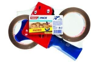 CINTA de EMBALAJE TESA STANDARD rollo 66x50 TRANSPARENTE con DISPENSADOR PACK de 2