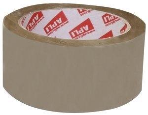 CINTA de EMBALAJE APLI PP rollo 66x48 MARRON (adh.solvente)
