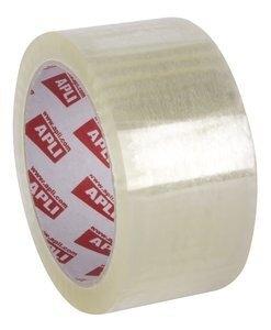 CINTA de EMBALAJE APLI PP rollo 66x48 TRANSPARENTE (adh.solvente)