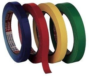 CINTA para CERRAR BOLSAS TESA PVC rollo 66x12 VERDE
