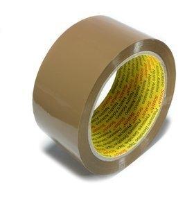 CINTA de EMBALAJE SCOTCH PP rollo 66x50 BAJO RUIDO MARRON