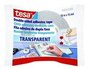 CINTA ADHESIVA DOBLE CARA TESA  rollo 10x15 TRANSPARENTE