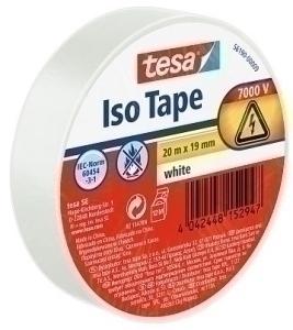 CINTA AISLANTE TESA PVC rollo 20x19 BLANCO
