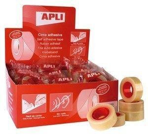 CINTA ADHESIVA APLI TRANSPARENTE rollo 33x19