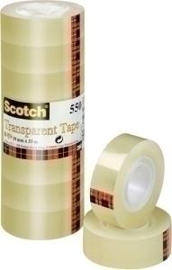 CINTA ADHESIVA SCOTCH 550 TRANSP. 66X12 /550/1266 AE