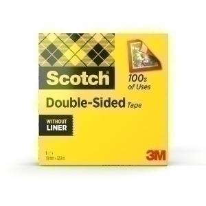 CINTA ADHESIVA DOBLE CARA SCOTCH NUCLEO ANCHO 33X19 /665/1933