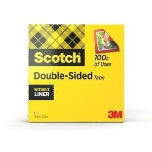CINTA ADHESIVA DOBLE CARA SCOTCH NUCLEO ANCHO rollo 33x19
