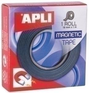 CINTA ADHESIVA APLI MAGNETICA rollo 1m x 19mm