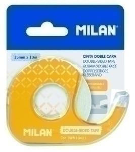 CINTA ADHESIVA DOBLE CARA MILAN rollo 10x15