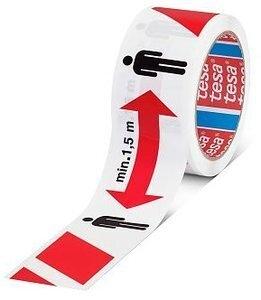 ROLLOS SEGURIDAD 50x50mm BICOLOR ROJO/BLANCO MIN. 1,5 m