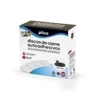 DISCOS CIERRE ADHESIVOS PLICO 20 200 MACHO/HEMBRA NEGRO /13339