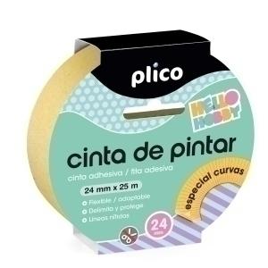 CINTA PINTOR PLICO ESPECIAL CURVAS 24mm x 25 M