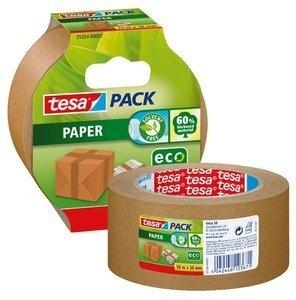 CINTA de EMBALAJE TESA PAPEL ECOLOGO rollo 50x50 MARRON