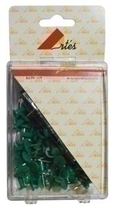 AGUJA SEÑALIZADORA PUSH-PIN ARTES CAJA de 100  VERDES