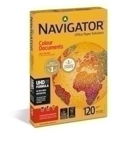 PAPEL A4 NAVIGATOR 120G 250H COLOUR DOCUMENTS /NCD1200057