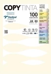 PAPEL COLOR A4 COPY TINTA 80G 100H SURTIDO PASTEL /11302