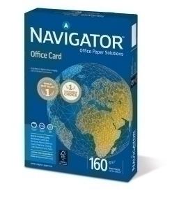 PAPEL A4 NAVIGATOR 160G 250H OFFICE CARD /NOC1600016