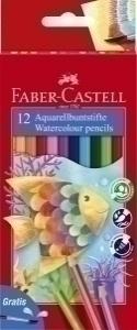 LAPICES ACUARELABLES FABER-CASTELL estuche de 12