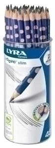 LAPIZ de GRAFITO LYRA GROOVE SLIM bote de 48