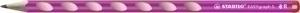 LAPIZ de GRAFITO STABILO EASY GRAPH S para DIESTROS ROSA - HB
