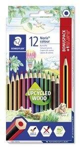 LAPICES de COLORES STAEDTLER 185 NORIS COLOUR WOPEX estuche de 12