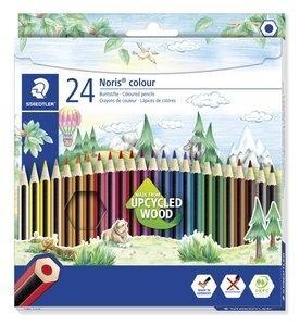 LAPICES de COLORES STAEDTLER 185 NORIS COLOUR WOPEX estuche de 24