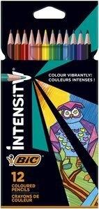 LAPICES de COLORES BIC INTENSITY UP BLISTER de 12