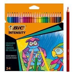LAPICES de COLORES BIC INTENSITY UP BLISTER de 24