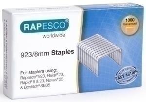 GRAPAS RAPESCO GRAN CAPACIDAD 923/8 MM GALVANIZADAS C/1000 /1236