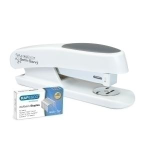 GRAPADORA RAPESCO ANTIBACTERIANO STING RAY (20h) (incluye 1000 grapas 24/6mm) BLANCO