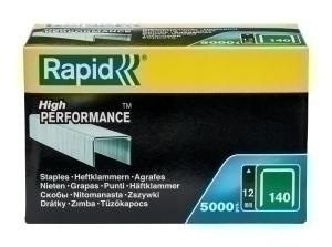 GRAPAS RAPID CLAVADORA 140/ 12 mm. GALVANIZADAS caja de 5000