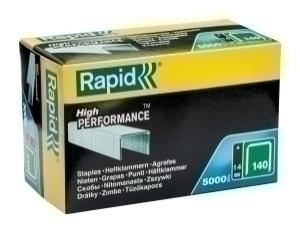 GRAPAS RAPID CLAVADORA 140/ 14 mm. GALVANIZADAS caja de 5000
