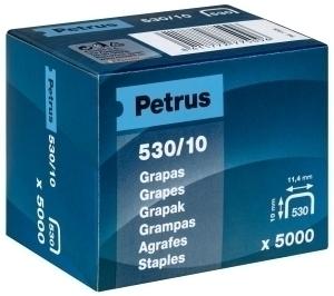 GRAPAS PETRUS CLAVADORA 530/10 MM COBREADAS C/5000 /77509