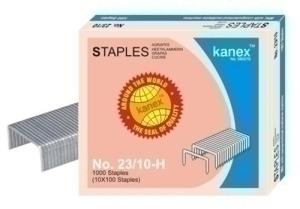 GRAPAS KANEX GRAN CAPACIDAD 23/10 MM GALVANIZADAS C/1000 /45222