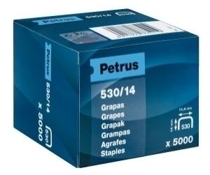 GRAPAS PETRUS CLAVADORA 530/14 MM COBREADAS C/5000 /77511