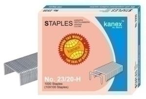 GRAPAS KANEX GRAN CAPACIDAD 23/20 MM GALVANIZADAS C/1000 /23/20