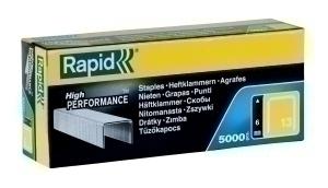 GRAPAS RAPID CLAVADORA 13/ 6 mm. GALVANIZADAS caja de 5000