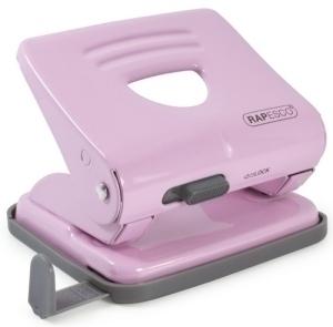 TALADRO 2 P. RAPESCO 825 METALICO (25 hojas) ROSA CARAMELO
