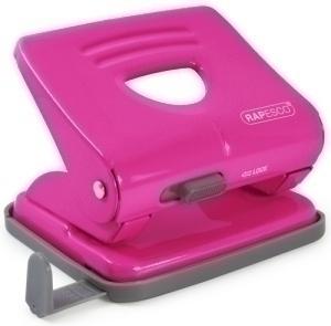 TALADRO 2 P. RAPESCO 825 METALICO (25 hojas) ROSA INTENSO