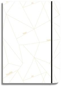 AGENDA UNICEF PERPETUA COSIDA tapa EXTRA CON GOMA 200x135 S/V GEOMETRIC WHITE