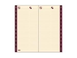 RECAMBIO AGENDA FINOCAM P475 PLANA PL4 80x150 INDICE A-Z CREMA