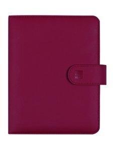 AGENDA ANUAL (2027) FINOCAM OPEN TROYA ANILLAS CON CUBIERTA SINTETICA con BROCHE 1000 155x215 S/V BURDEOS