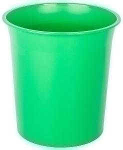 PAPELERA PLAST. CERRADA 16 L VERDE /POPVE