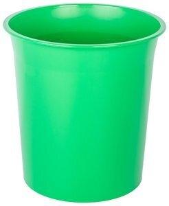 PAPELERA PLASTICO CERRADA 16 LITROS VERDE